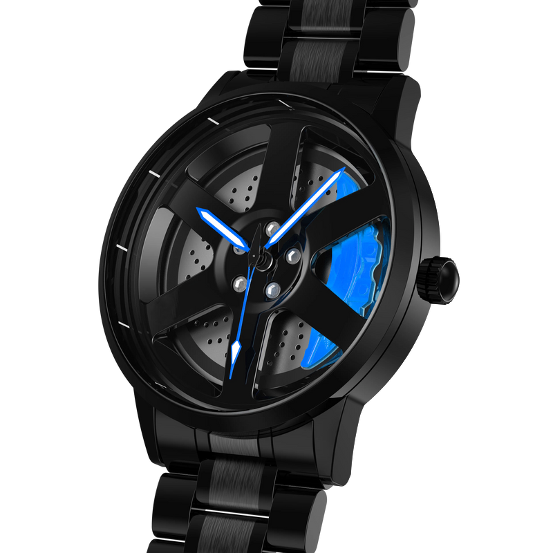 G12 Gyro Watch with Heavy Quality Rotating Dial (Blue)