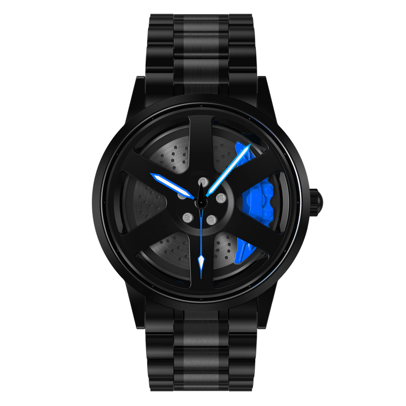 G12 Gyro Watch with Heavy Quality Rotating Dial (Blue)