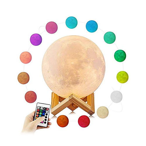 3D Moon Lamp Remote & Touch Control 16 Colors Led with USB Charging