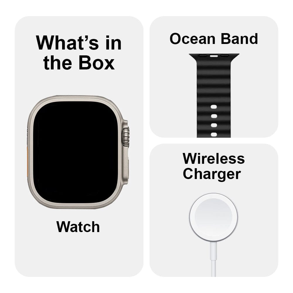 Watch 8 Ultra Master Clone Smartwatch with Apple Logo