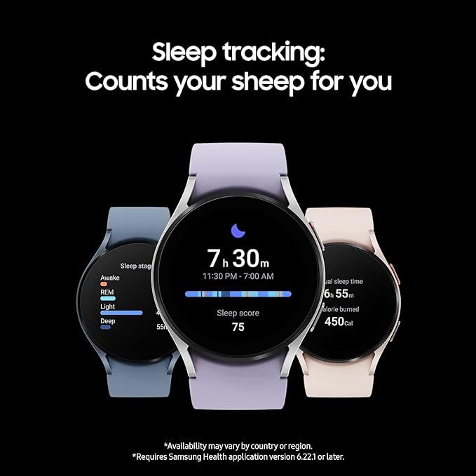 Samsung Galaxy Watch 5 Bluetooth Calling Smartwatch (Black, Replica)